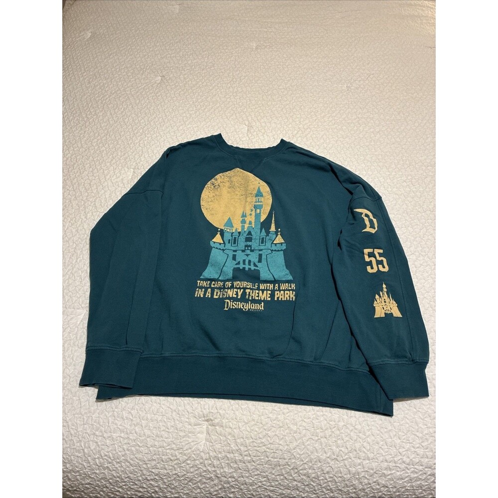 Disneyland resort park sweatshirt TakeCare Of Yourself With A Walk XXL unisex